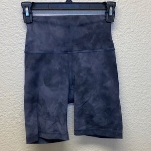 Lululemon Diamond Dye Pitch Gray Fitted Shorts